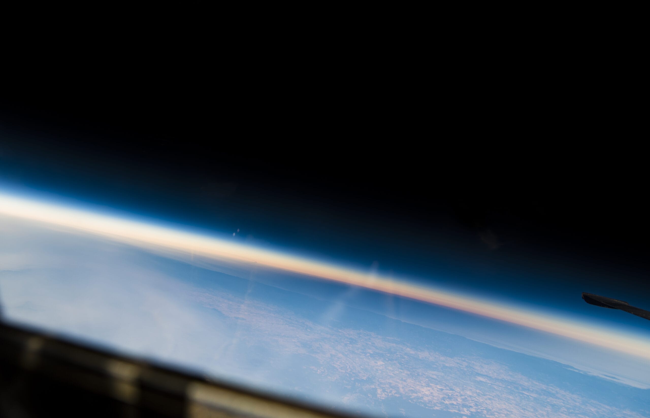 the shadow approaches from the Pacific ocean