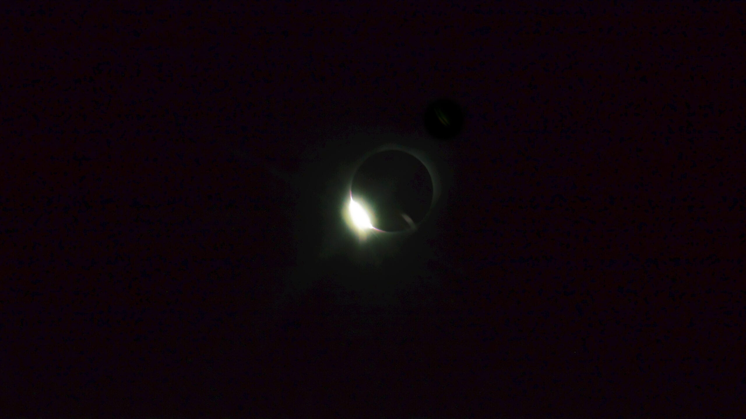 diamond ring for the solar eclipse