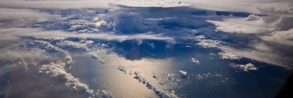 thunderstorm shot for a U-2 at 60,000 feet