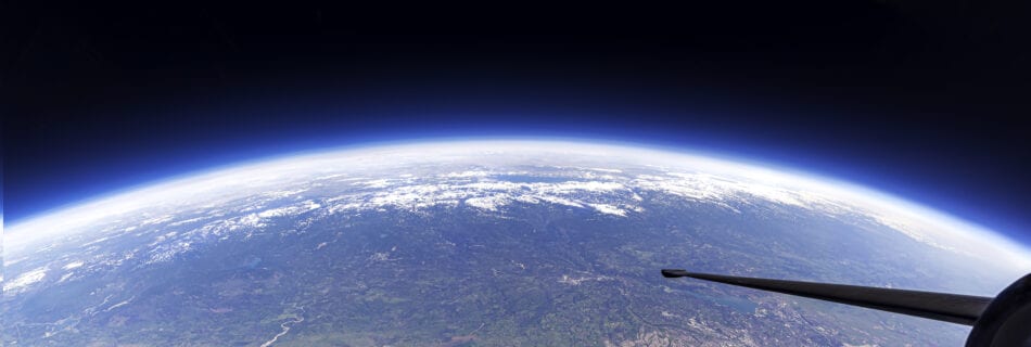 high over northern california with a view of most cities to the east of sacramento